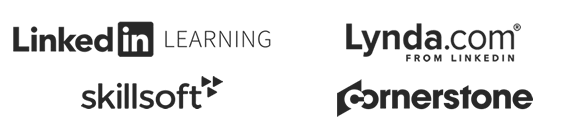 LinkedIn Learning, Lynda.com, Skillsoft and Cornerstone