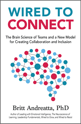 Wired to Connect Book Cover by Dr Britt Andreatta